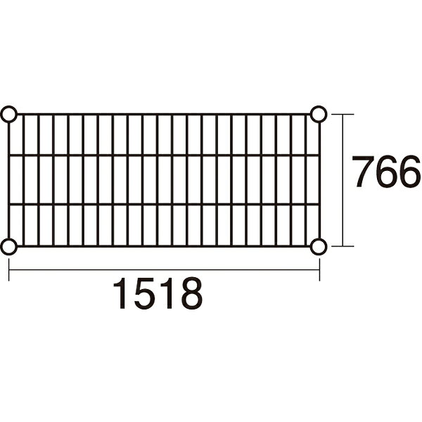 ステンレスエレクター SLMS1520:PS1390:4段 [2]