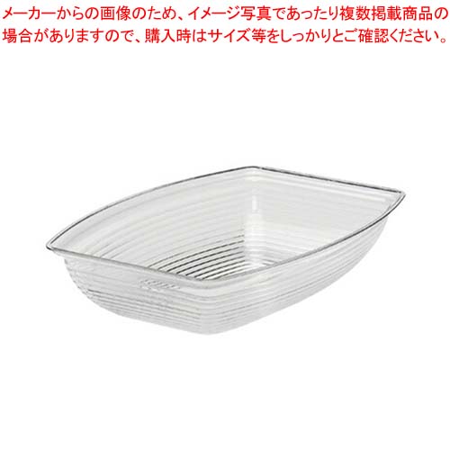 Rakuten - キャンブロ 長角型リブタイプ サラダボール RSB1014CW クリア