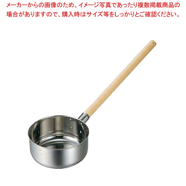 商品の仕様■規格（容量）12cm（500cc）■内径×深さ×柄長φ120×54×345mm■頭部:18-8ステンレス 柄:ポリプロピレン■燕三条※商品画像はイメージです。複数掲載写真も、商品は単品販売です。予めご了承下さい。※商品の外観写真は、製造時期により、実物とは細部が異なる場合がございます。予めご了承下さい。※色違い、寸法違いなども商品画像には含まれている事がございますが、全て別売です。ご購入の際は、必ず商品名及び商品の仕様内容をご確認下さい。※原則弊社では、お客様都合（※色違い、寸法違い、イメージ違い等）での返品交換はお断りしております。ご注文の際は、予めご了承下さい。