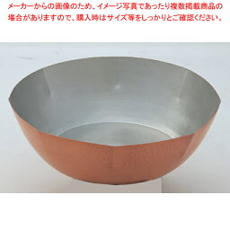 【まとめ買い10個セット品】IH用 銅しゃぶしゃぶ鍋(万能鍋) 八角鎚目 24cm