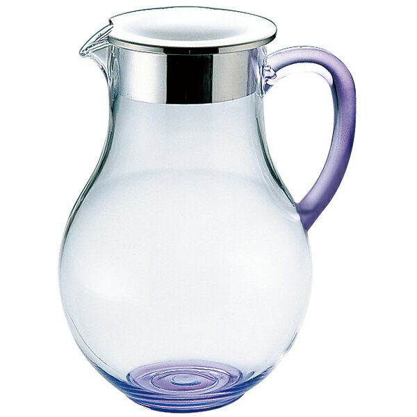 ウォーターピッチャー　オレンジ　03031092 (蓋付)　メタクリルスチレン(2.2L)