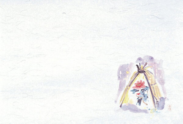 M30-255　四季紙　千寿　寒牡丹　100枚入