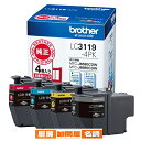 ブラザー インクジェットカートリッジ LC3119-4PK 1セット