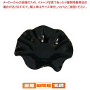 【まとめ買い10個セット品】 ガラス フラワー 灰皿 黒 大(φ140)