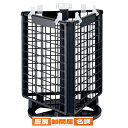 樹脂製卓上回転ネットディスプレー 黒 セット 61-127-7-2 【 店舗什器 ネット什器 卓上ネット什器 樹脂製卓上回転ネットディスプレイ 】【 店舗 什器...