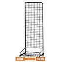スキマ型ワゴン 黒 W60×H160cm 61-129-2-2 【 店舗什器 ネット什器 ネットスタンド スキマ型ワゴン 黒 】【 店舗 什器 ネット什器 展示 陳列 フレーム サービス ディスプレー 業務用 】