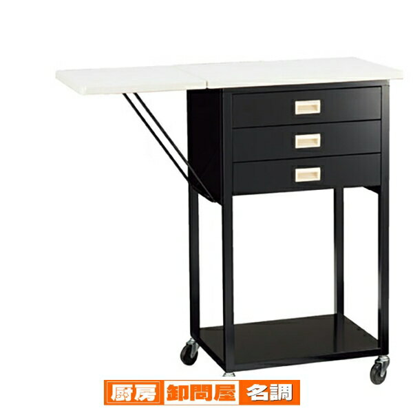 スチール製作業台 オープンタイプ 錠無し 黒 61-146-6-2 【 店舗運営用品 在庫場用品 作業台 スチール..