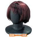 マネキンヘッド 顔無し 黒 61-163-4-2 【 演出・ディスプレイ用品 服飾雑貨ディスプレイ 帽子・ウイッグ用 マネキンヘッド 顔無しディスプレイ用品 】【 小物 ディスプレー 組み立て簡単 トルソー ボディ マネキン ヘッド 店舗】