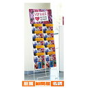カタログスタンド2列 A3パネル付き 61-429-46-2 【 サイン・掲示用品 カタログスタンド・パンフレットスタンド フロア用カタログスタンド カタログス...