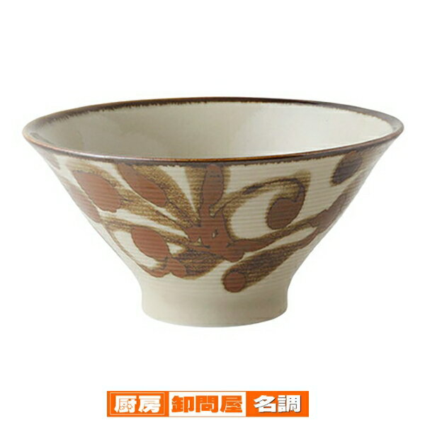 Ramen Bowls - 和食器 ラ425-158 琉球るり唐草・サビ唐草 6.5薄筋高ハマ丼【卸問屋名調 おしゃれ 食器 テーブルウェア 業務用 居酒屋 レストラン 喫茶店 ホテル 家庭用】
