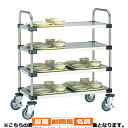 マラソン期間限定!\エントリーでポイント5倍!/フジマック 配膳カート NHCU-1 【 メーカー直送/代引不可 】
