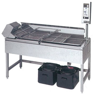 マルゼン 小型連続フライヤー MEFR-15R【メーカー直送/後払い決済不可】【業務用 唐揚げ物 機械 簡単 ..