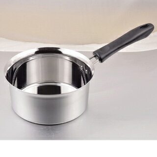 Yukihira Pans - パール金属 メイドインジャパン ステンレス製注ぎやすい行平鍋16cm HB-1887【キッチン用品 家庭用 鍋 取っ手 ステンレス 16cm 特殊形状 つや消し IH ハロゲン ガス 丈夫 長持ち 軽い シンプル シルバー】