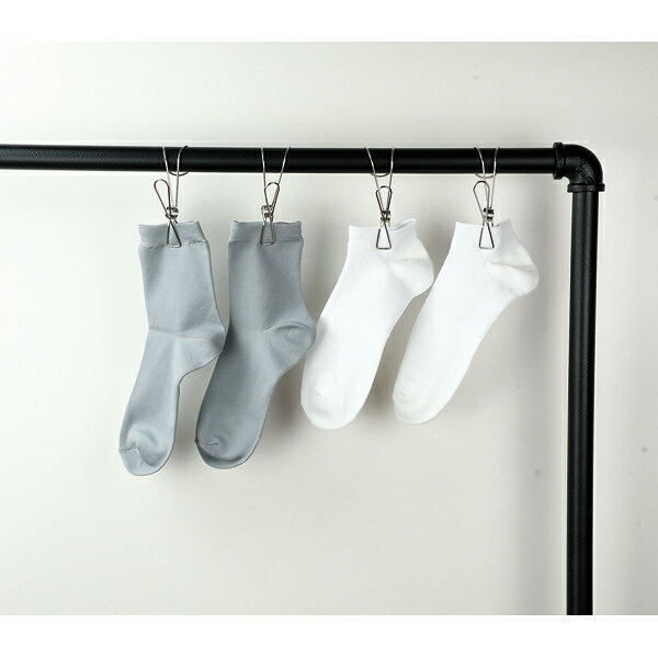 メタリア ステンレス製かけられるマルチクリップ4個セット太パイプ用 3