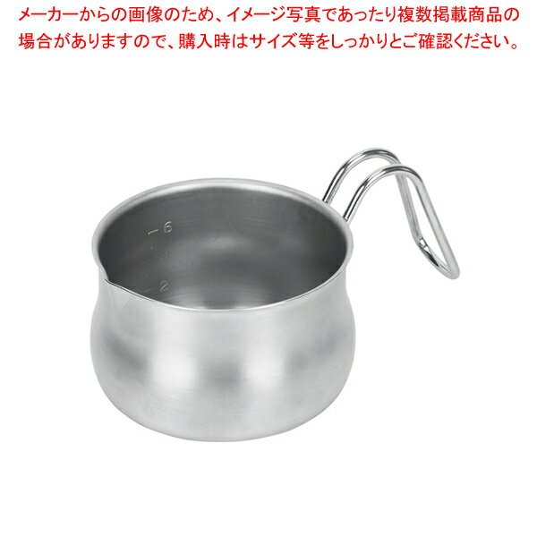 Ih Incompatible - サティーナ ステンレス製つぼ型クックポット12cm(目盛付)