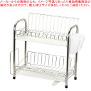 リテラ ステンレス製2段式水切りバスケット「スリム」(3)