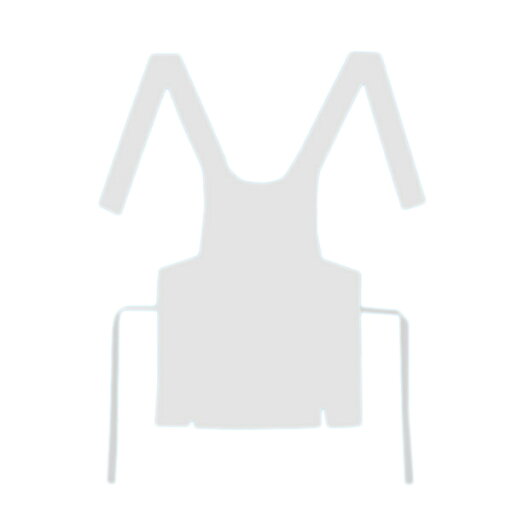 胸当(白)LL【 キャンセル/返品不可 】 胸当(白)LL【 キャンセル/返品不可 】