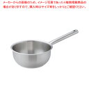 【まとめ買い10個セット品】ムラノ インダクション18-8ソテーパン (蓋無)18cm【 片手鍋 人気の鍋 使いやすい鍋 ランキング 煮物鍋】