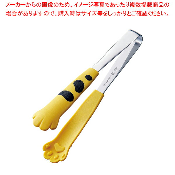 スーパーSALE限定！＼エントリーでポイント5倍!／卓上トング きゃっちだにゃん たま 黄【 トング ステンレストング 可愛い 調理器具 トング おしゃれなキッチン雑貨 調理用トング】