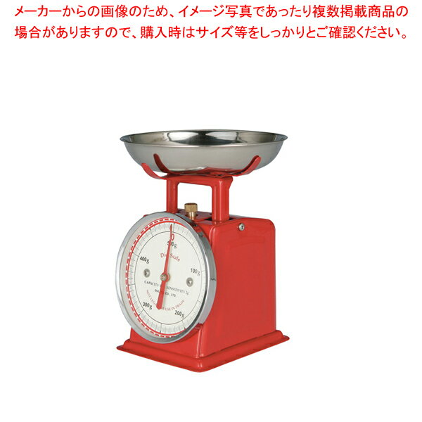 楽天厨房卸問屋 名調【まとめ買い10個セット品】ダイエットスケール 100-126 500g レッド【 秤 スケール 体重計 ヘルスメータースケール販売 通販】