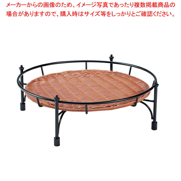 プリート 積み重ねスタンド丸 ブラウン 低 DS514-16-BR 【 バレンタイン 手作り 厨房用品 調理器具 料理道具 小物 作業 業務用】