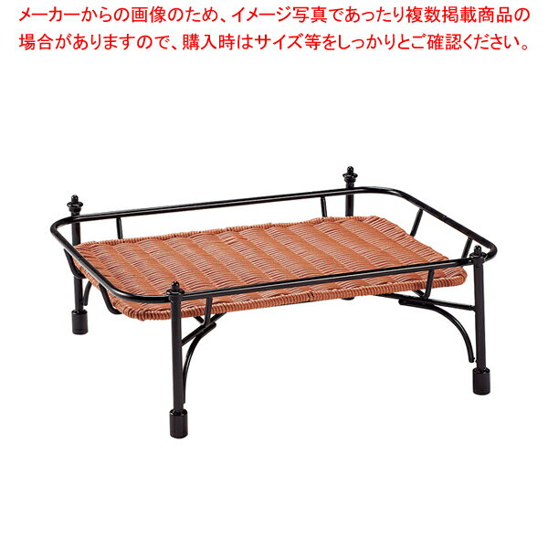 プリート 積み重ねスタンド角 ブラウン 低 DS515-16-BR 【 バレンタイン 手作り 厨房用品 調理器具 料理道具 小物 作業 業務用】