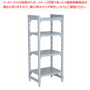 610ソリッド型 カムシェルビングセット 61×107×H143cm 5段【シェルフ 棚 収納ラック シェルフ 棚 収納ラック 業務用】(3)