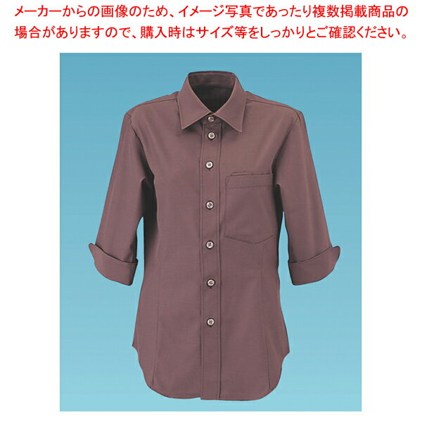 男女兼用ショップコートET-5733 L (ショコラ)【厨房用品 調理器具 料理道具 小物 作業 白衣 ユニホーム 厨房用品 調理器具 料理道具 小物 作業 業務用】