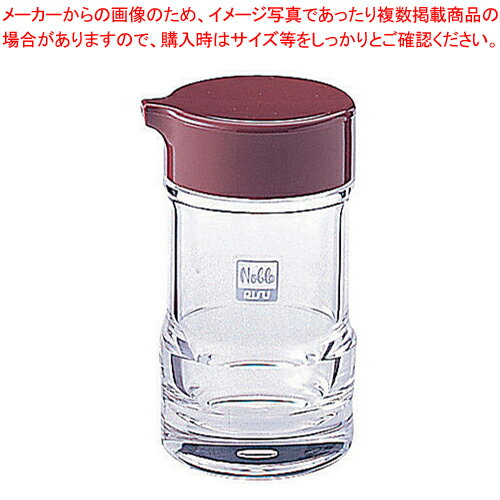 商品の仕様●お客様よく検索キーワード：【調味料保存容器 食卓調味料入れ 】●サイズ：直径×高さ(mm)61×113●質量(g)：140●カラー：茶●容量(cc)：150●ノーブルシリーズ●材質：メタクリル樹脂(耐熱70℃)※商品画像はイメー...