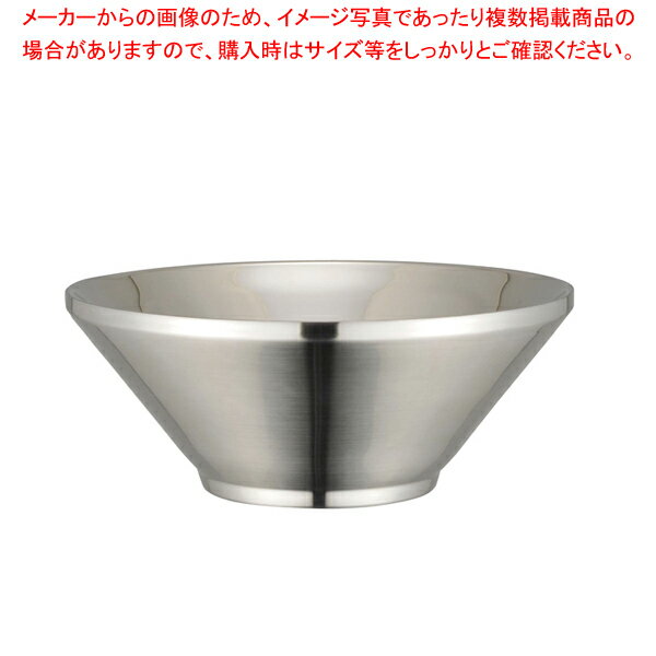 18-8 二重ラーメン丼 切立型 【厨房用品 調理器具 料理道具 小物 作業 厨房用品 調理器具 料理道具 小物 作業 業務用】