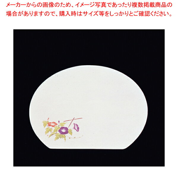 尺3半月枯淡懐石まっと(100枚入) 朝顔【料理演出用品 装飾用品 和食 懐石 料理演出用品 装飾用品 和食 懐石 業務用】