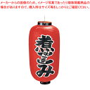 ビニール提灯 印刷9号長型 煮こみ b225【 店頭備品 サイン ちょうちん 店頭備品 サイン ちょうちん 業務用】