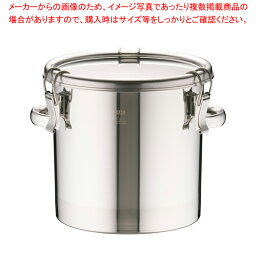 18-8テーパー付密閉式容器 両手付 TP-CTH-24【食缶 業務用】