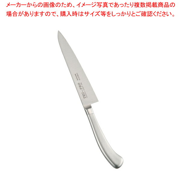 商品の仕様●全長(mm)：270●質量(g)：70●背厚(mm)：2●エコクリーンTKG-PRO(プロ)業務用 料理庖丁●水だけで嫌な油汚れ等が簡単に落ち、耐食性・耐酸性にも優れ、抗菌・抗カビ効果でメンテナンス性抜群で衛生的。●刀身にモリブデンバナジウム鋼を使用しハイレベルでの技術を駆使した理想の庖丁です。耐蝕性、耐磨耗性、耐熱・耐寒性に優れ、切れ味の持続性など品質を徹底追求して、高度な機能を実現しました。ハンドルは、握りやすく手にフィットし、使い易さを取り入れた庖丁です。●材質：刀身モリブデンバナジウム鋼(ゼロクリア加工)、ハンドル18-8ステンレス、フロスティー仕上●フロスティー仕上の特長：光沢のある、独特なサテン仕上ハンドル 一旦、鏡面のようなミラー仕上をしたあと、高圧でガラス粉を吹きつけ、表面に細かい凸凹をつける事により独特な光沢のあるサテン仕上になります。指紋が目立ちにくく、品のある落ち着いたイメージの演出をかもし出してくれます。●※庖丁の表示サイズは、すべて刃渡り寸法となっております。●※エコクリーン※商品画像はイメージです。複数掲載写真も、商品は単品販売です。予めご了承下さい。※商品の外観写真は、製造時期により、実物とは細部が異なる場合がございます。予めご了承下さい。※色違い、寸法違いなども商品画像には含まれている事がございますが、全て別売です。ご購入の際は、必ず商品名及び商品の仕様内容をご確認下さい。※原則弊社では、お客様都合（※色違い、寸法違い、イメージ違い等）での返品交換はお断りしております。ご注文の際は、予めご了承下さい。【end-9-0330】厨房機器・調理道具など飲食店開業時の一括購入なら厨房卸問屋 名調にお任せください！厨房卸問屋 名調では業務用・店舗用の厨房器材をはじめ、飲食店や施設、、ランキング入賞の人気アイテム、イベント等で使われる定番アイテムをいつも格安・激安価格で販売しています。飲食店経営者様・施工業者様、資材・設備調達に、是非とも厨房卸問屋 名調をご用命くださいませ。こちらの商品ページは通常価格の商品を販売しているTKGカタログ掲載品販売ページです。 関連商品エコクリーンTKG PROペティーナイフ12cmエコクリーンTKG PROペティーナイフ15cm→単品での販売はこちら