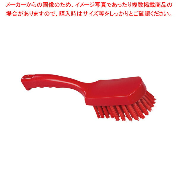 バーキュートプラス 短柄 ハード 赤 69105483【ブラシ 清掃 洗浄 安全 飲食店 厨房用 業務用 家庭用】