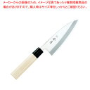 令月 ステンレス鋼和庖丁 出刃(片刃) FC-1072 15cm