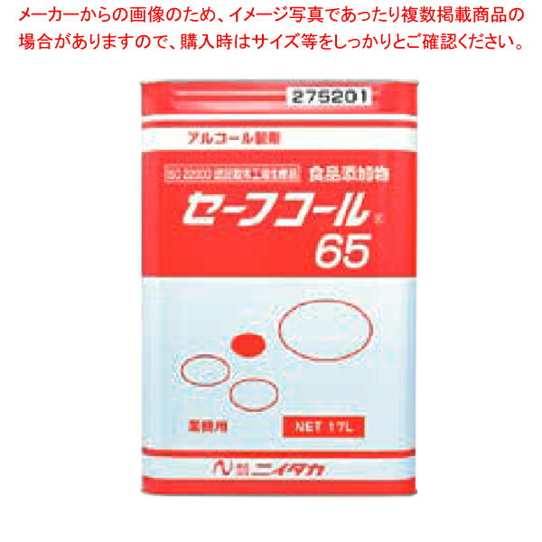 【まとめ買い10個セット品】セーフコール65 17L (アルコール除菌・制菌剤)