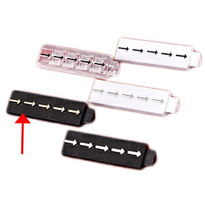 プライスキューブ補充L用 黒/金矢印【値札 アパレル 連結 メニュー 店舗用 業務用】