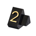 ニュープライスキューブ補充用単品M用 黒/金文字 2【値札 アパレル 連結 メニュー 店舗用 業務用】