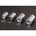 商品の仕様種別:H-18A●タイプ:シングル●対応ワイヤー径:φ0.8mm・φ1.0mm●素材:真鍮●仕上げ:ニッケル●備考:○ワイヤーの端に取付けて抜け止めとして使用しますカタログページNo.356※商品画像はイメージです。複数掲載写真も、商品は単品販売です。予めご了承下さい。※商品の外観写真は、製造時期により、実物とは細部が異なる場合がございます。予めご了承下さい。※色違い、寸法違いなども商品画像には含まれている事がございますが、全て別売です。ご購入の際は、必ず商品名及び商品の仕様内容をご確認下さい。※原則弊社では、お客様都合（※色違い、寸法違い、イメージ違い等）での返品交換はお断りしております。ご注文の際は、予めご了承下さい。