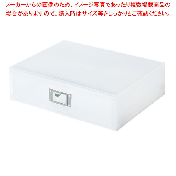 自分仕様に収納できるシンプルな整理BOXです。A4書類をクリアファイルに入れたまま横方向に収納できて奥行が狭いデスクの整理にも便利です。キッチンのカトラリー整理にも役立ちます。シンプルだけどおしゃれで色々な場所で大活躍です。商品の仕様 【商品詳細】 サイズ/外寸約 幅33.7×奥行27.7×高さ9.8(cm)、内寸約 幅30.8×奥行25×高さ6.5(cm) 材質/ポリプロピレン/本体・引出し・パーティション、スチール(ユニクロメッキ)/取っ手・止め具 重量/約 893(g) カラー/ホワイト●自分仕様にできるシンプルな整理BOXシリーズで、その他のライフモデュールと組み合わせて使えます。●A4書類をクリアファイルに入れたままヨコ方向に入るので奥行が狭いデスクの脇でも使えます。●引き出しにネームプレートがあります。●システムトレーで小物を整理でき、A6・5サイズ4種類を組み合わせられます。●キッチンでカトラリーなどの整理にも役に立ちます。※商品画像はイメージです。複数掲載写真も、商品は単品販売です。予めご了承下さい。※商品の外観写真は、製造時期により、実物とは細部が異なる場合がございます。予めご了承下さい。※色違い、寸法違いなども商品画像には含まれている事がございますが、全て別売です。ご購入の際は、必ず商品名及び商品の仕様内容をご確認下さい。※原則弊社では、お客様都合（※色違い、寸法違い、イメージ違い等）での返品交換はお断りしております。ご注文の際は、予めご了承下さい。【2018PO】