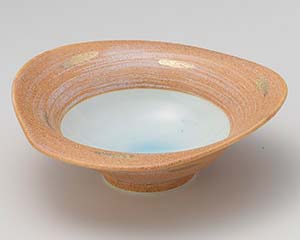 【まとめ買い10個セット品】和食器 ネ018-258 信楽金銀彩なぶり向付【キャンセル/返品不可】