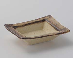 【まとめ買い10個セット品】和食器 ト018-348 角渕サビ長角千代口【キャンセル/返品不可】