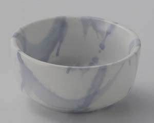 【まとめ買い10個セット品】和食器 キ021-118 白マット呉須散らし丸千代口【キャンセル/返品不可】