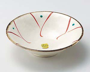 【まとめ買い10個セット品】和食器 ヤ039-158 手描山茶花5寸平鉢【キャンセル/返品不可】