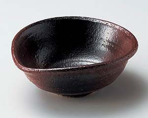 【まとめ買い10個セット品】和食器 テ046-188 赤楽黒吹柿小鉢【キャンセル/返品不可】