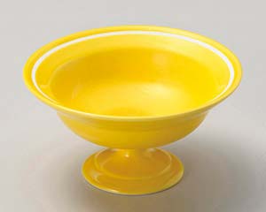 【まとめ買い10個セット品】和食器 ト054-308 黄釉 一引高台小鉢【キャンセル/返品不可】