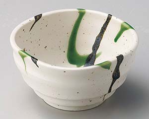 【まとめ買い10個セット品】和食器 ロ066-148 粉引黒オリベ流し四角小鉢【キャンセル/返品不可】