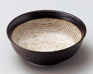 【まとめ買い10個セット品】和食器 ホ068-328 櫛目紋4.0小鉢【キャンセル/返品不可】