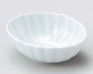 【まとめ買い10個セット品】和食器 ユ076-298 かすみ青白11.5cm楕円小鉢【キャンセル/返品不可】